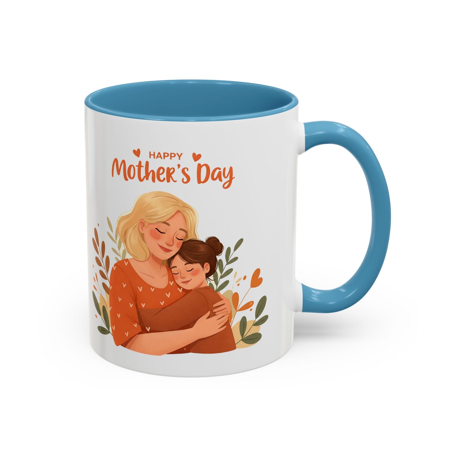 Happy Mother's Day Accent Coffee Mug - 11oz & 15oz, Perfect Gift for Moms