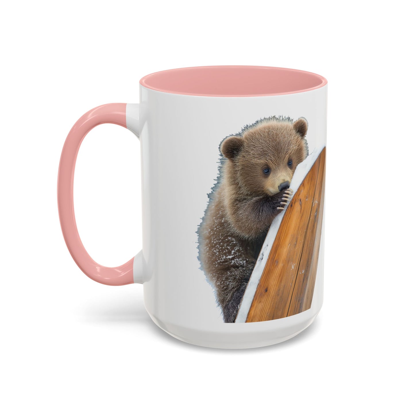 Bear Accent Watercolor Coffee Mug, (11oz, 15oz)