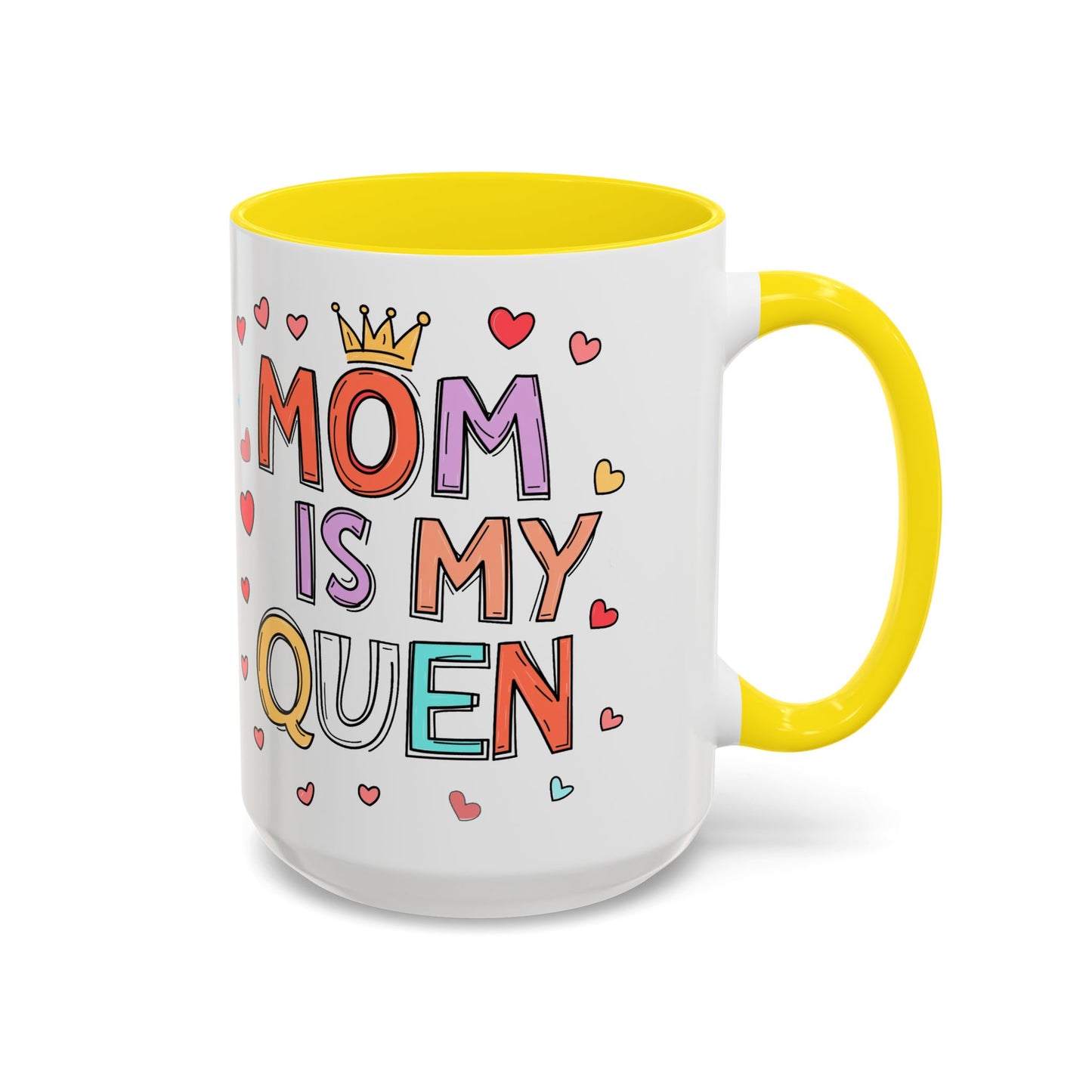 Queen Mom Accent Coffee Mug - Perfect Gift for Mother's Day - Birthday Gift