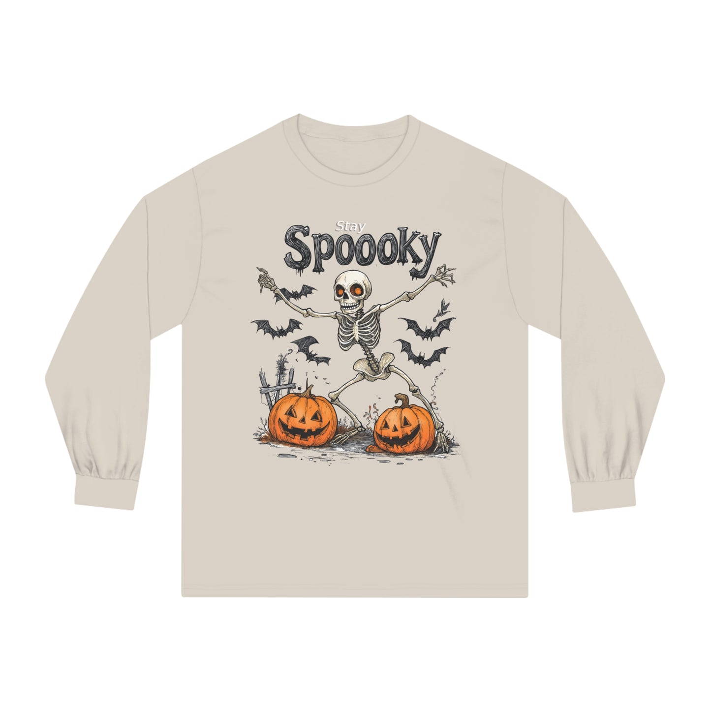 Unisex Classic Long Sleeve T-Shirt - Spooky Long Sleeve Tee