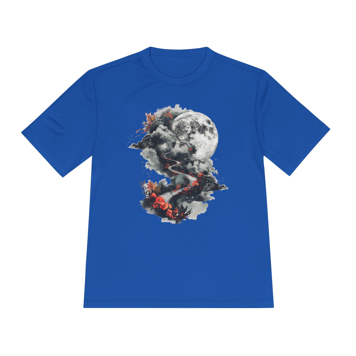 Unisex Wicking Tee Shirts - Beautiful Road Going up to Space T-shirt