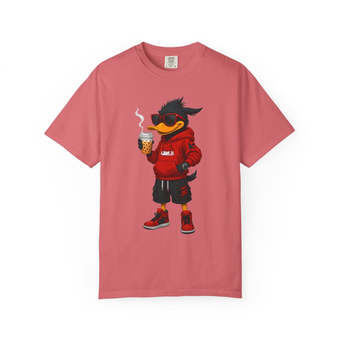 Cool Cartoon Duck Men's T-Shirt, Casual Graphic Tee, Fun Summer Shirt, Gift, Streetwear Style, Perfect for Parties