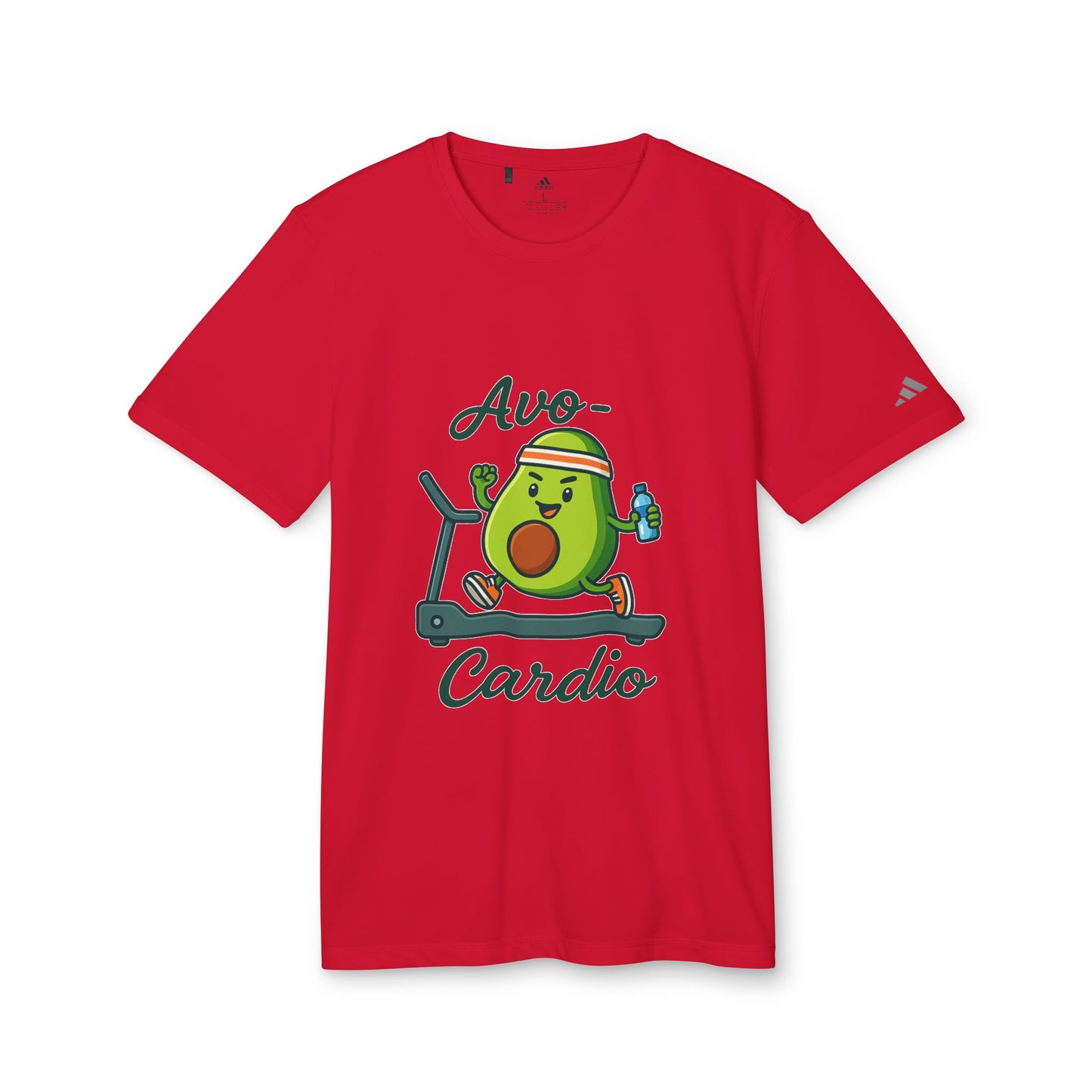 Funny Adidas Avocado Cardio T-Shirt, Unisex Workout Tee, Perfect Gift for Fitness Lovers, Gym Wear, Casual Style, Fitness Enthusiast Apparel