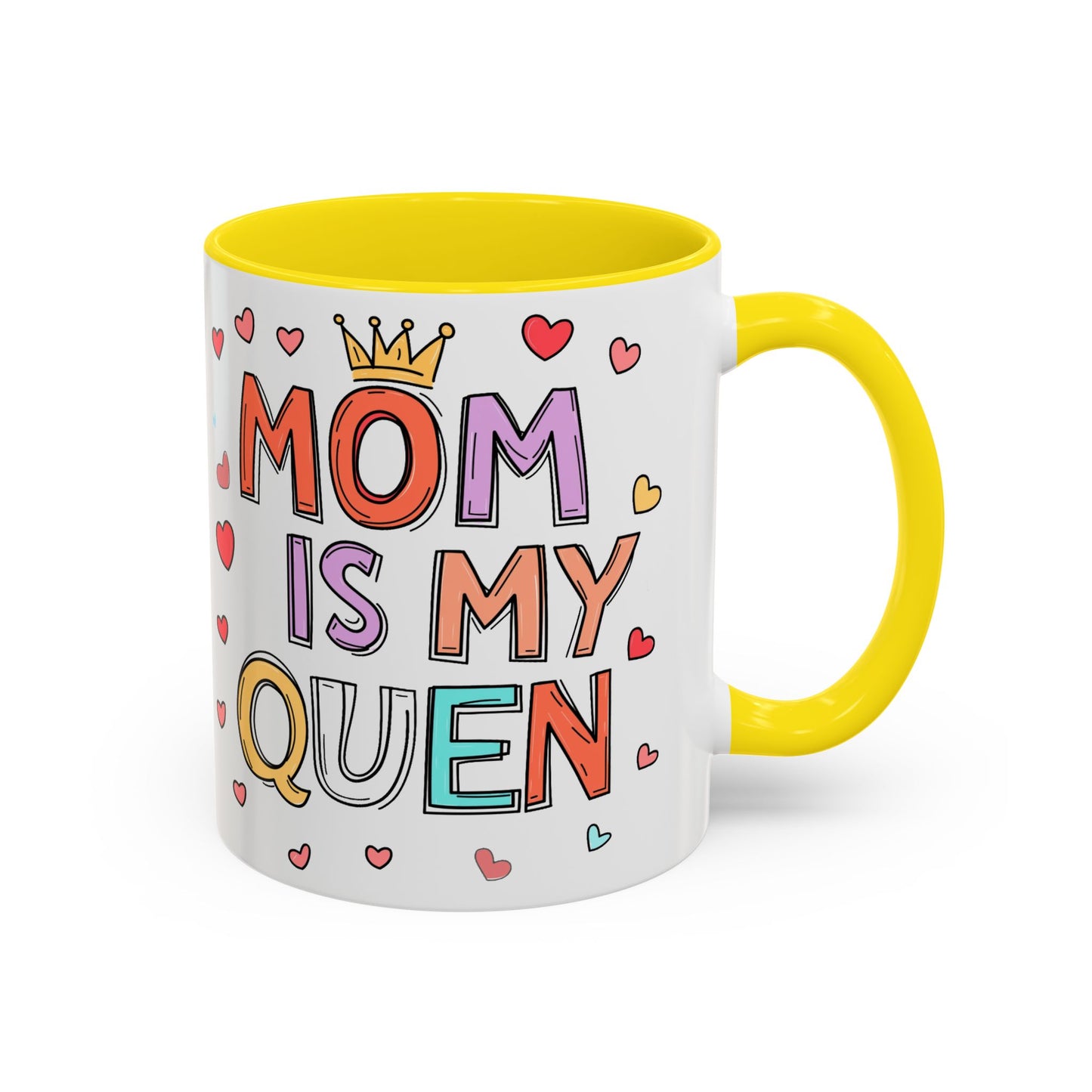 Queen Mom Accent Coffee Mug - Perfect Gift for Mother's Day - Birthday Gift