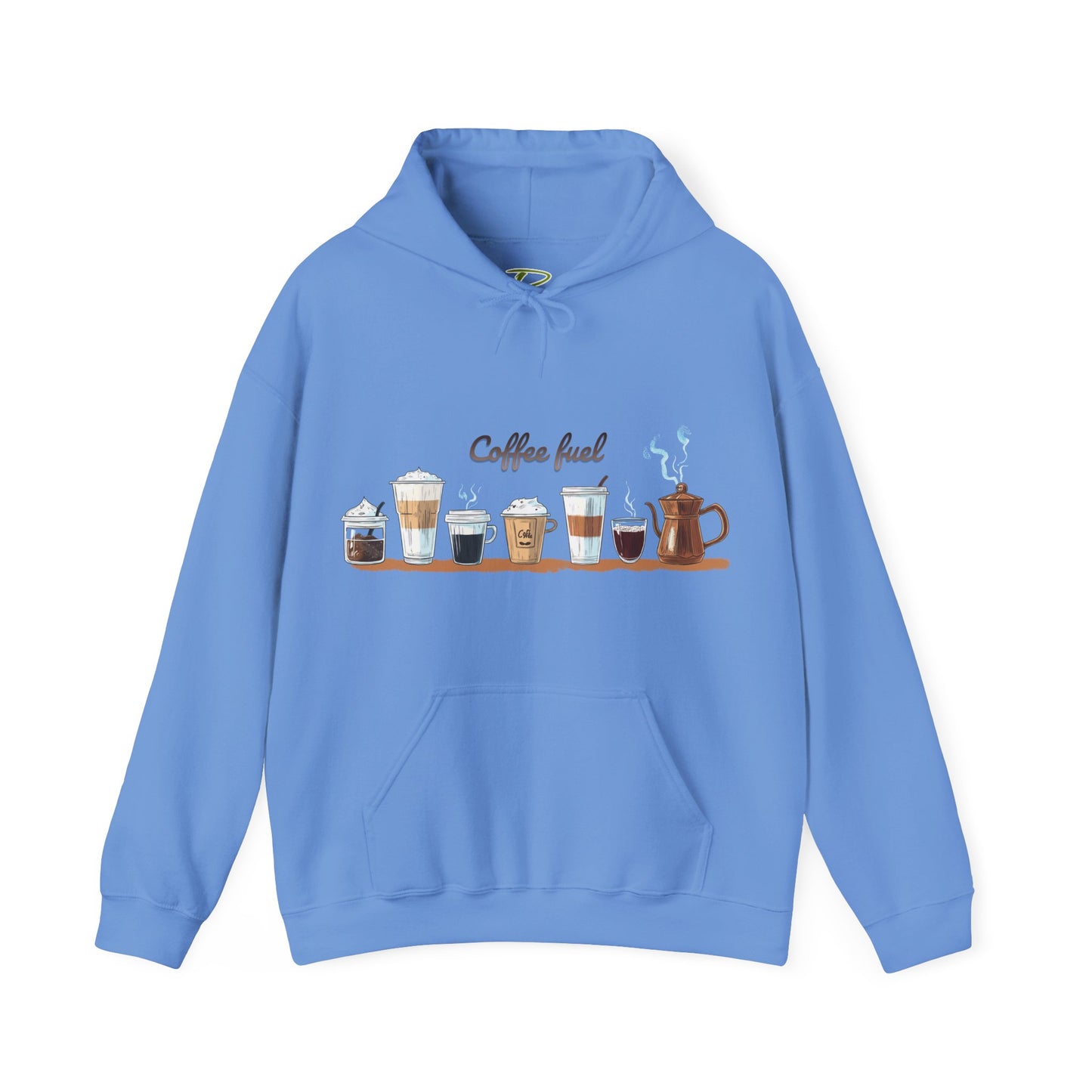 Artistic coffee cups hoodie