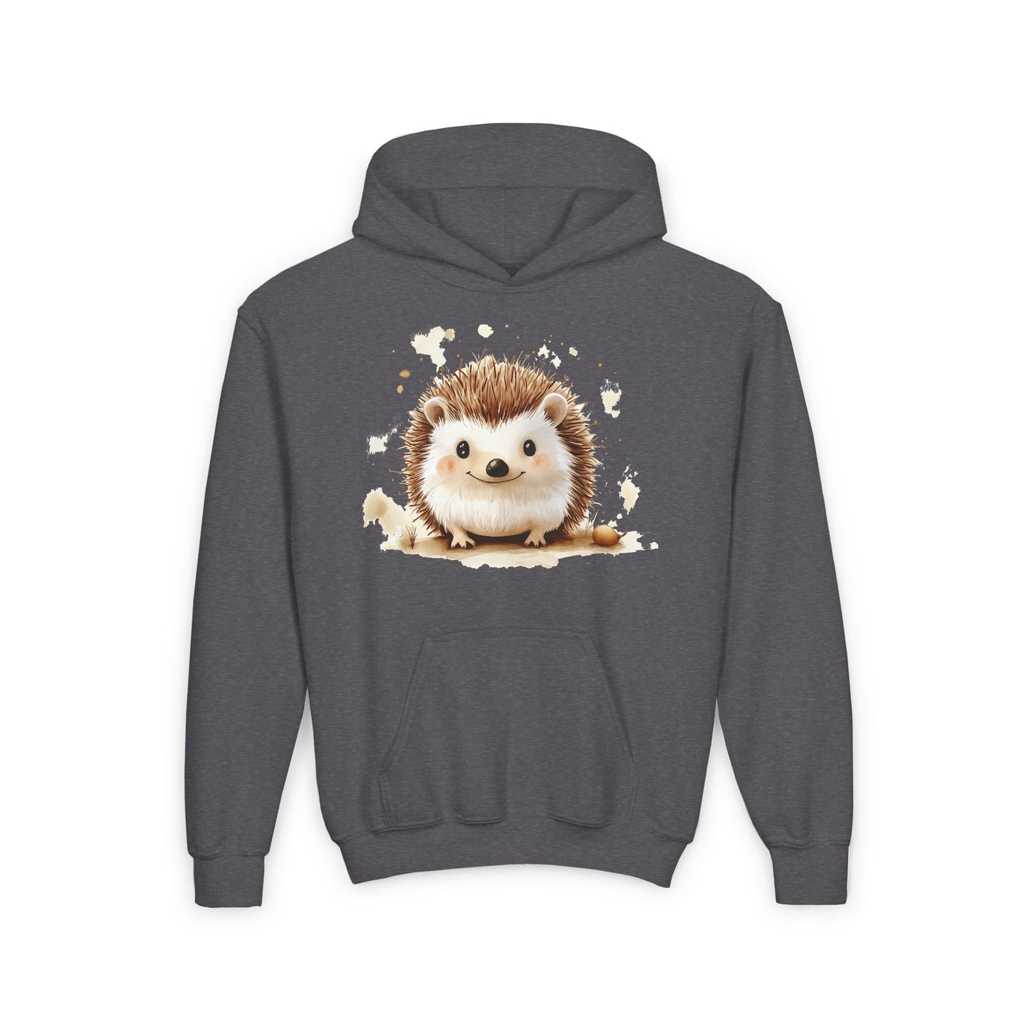 Dark Heather Hedgehog design sweatshirt