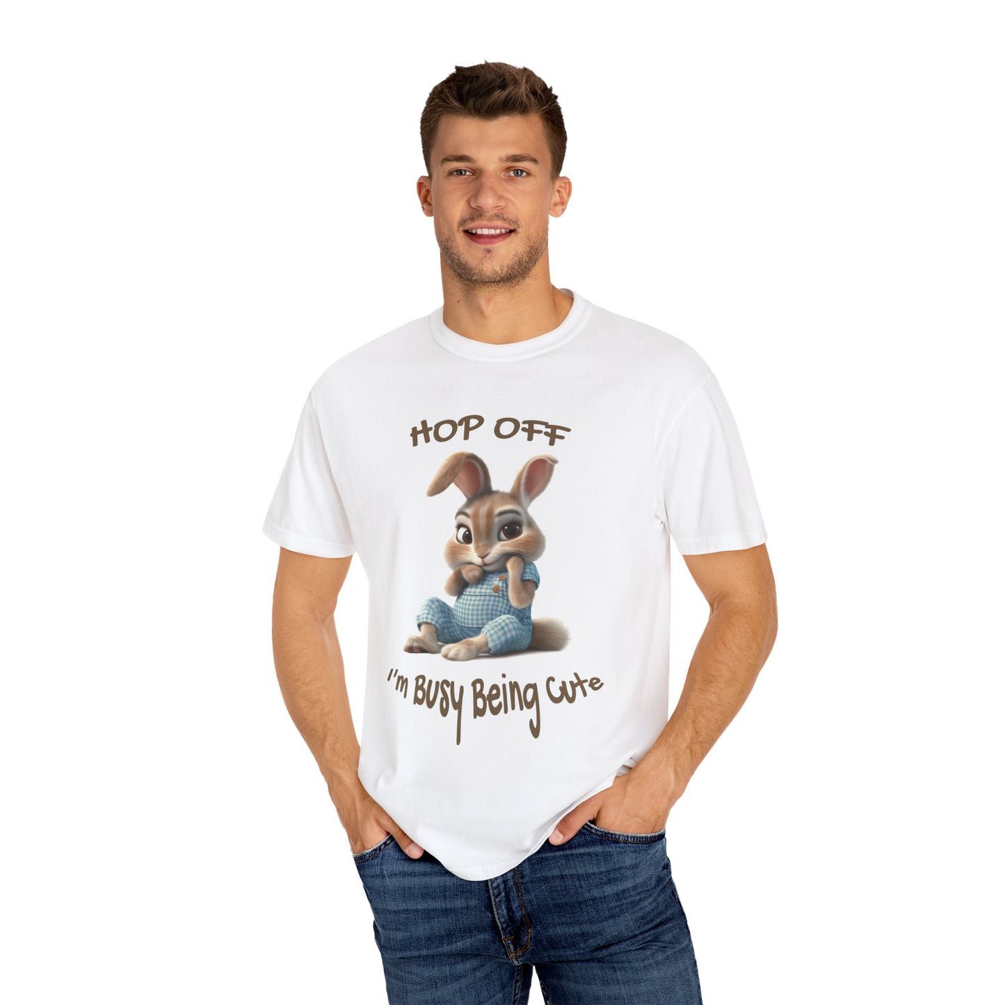 Holiday bunny print tee for Men
