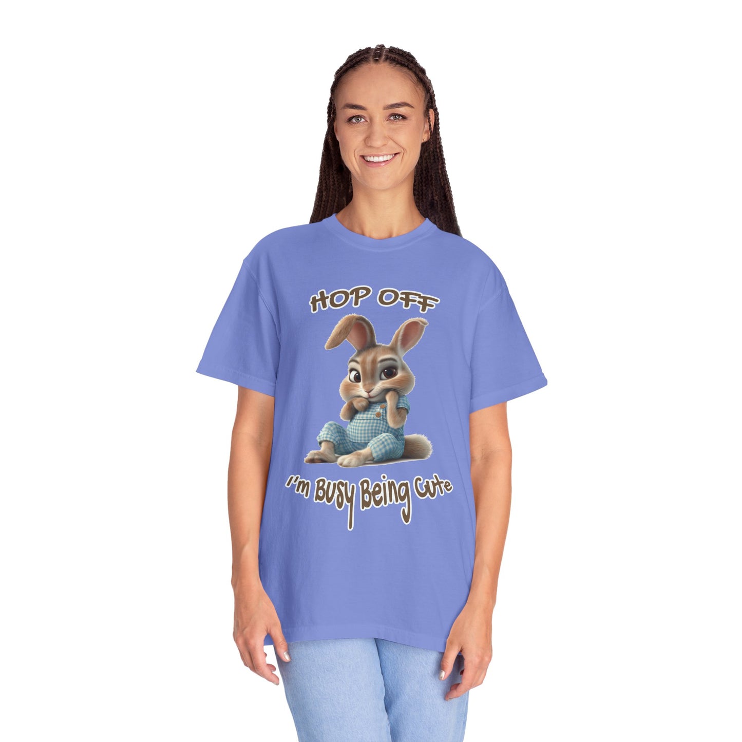 Watercolor Bunny Graphic Tee for women