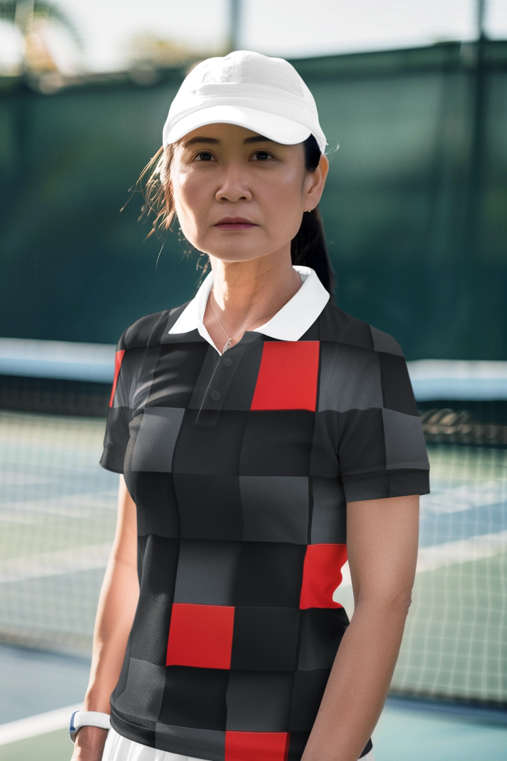 Stylish Unisex Polo Shirt with white collar| Bold Checkered Design | Casual Wear, Summer Essentials, Gift for Him/Her, Fashion Statement, Everyday Comfort