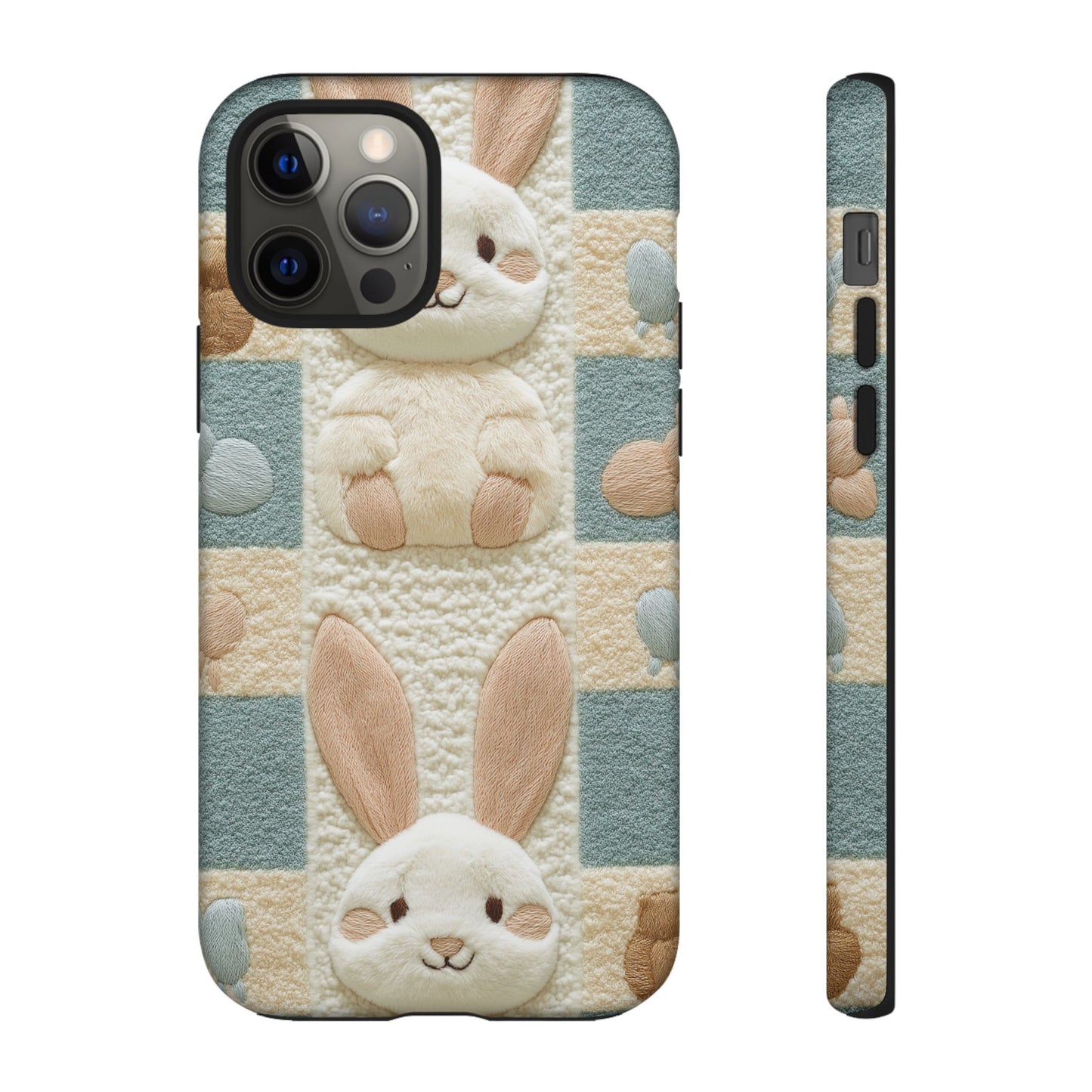 Adorable Rabbits Phone Case – Cute & Durable Protection - iPhone, Samsung, and Google case