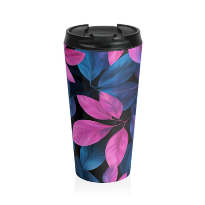 Vibrant Floral Stainless Steel Travel Mug - Perfect for Coffee Lovers