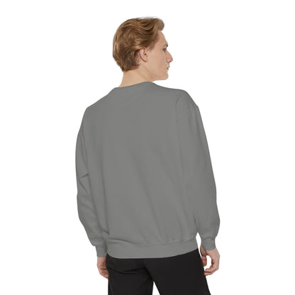Men's Garment-Dyed Sweatshirt - Happy Vibes