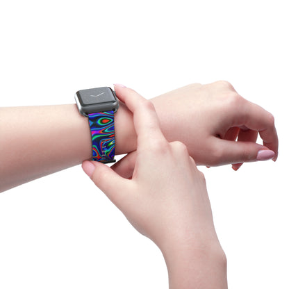 Trippy Liquid Swirl Apple Watch Band