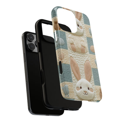 Adorable Rabbits Phone Case – Cute & Durable Protection - iPhone, Samsung, and Google case