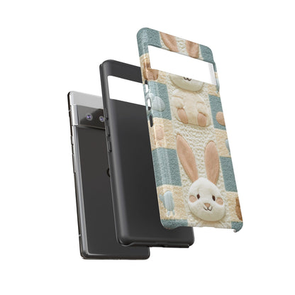 Adorable Rabbits Phone Case – Cute & Durable Protection - iPhone, Samsung, and Google case