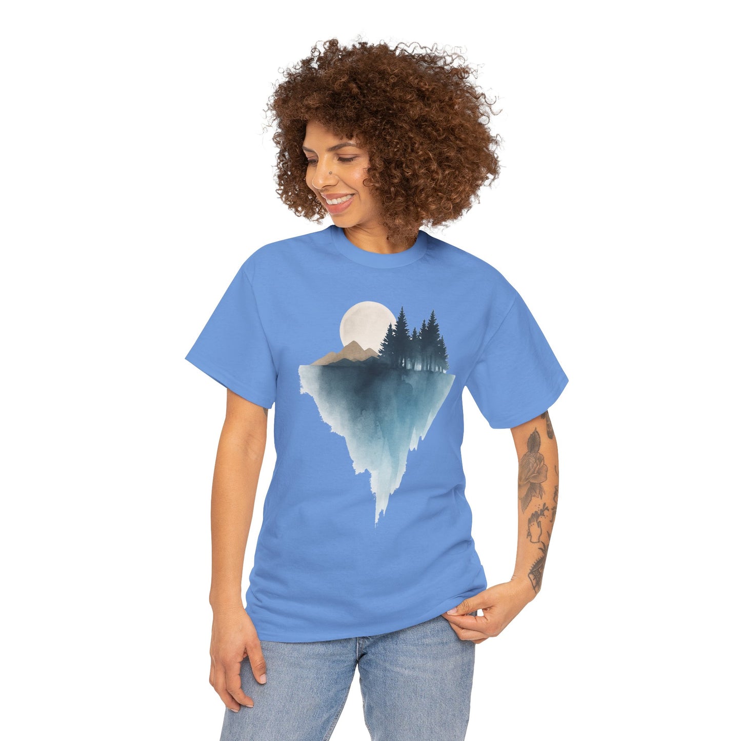 Scenic Nature Unisex Cotton Tee - Adventure Awaits