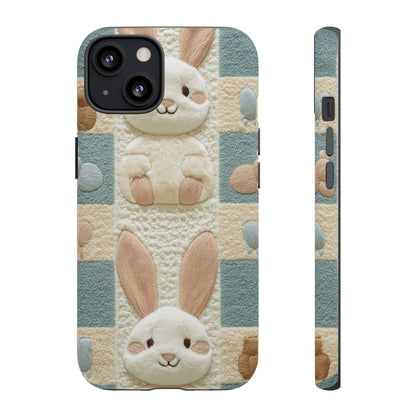 Adorable Rabbits Phone Case – Cute & Durable Protection - iPhone, Samsung, and Google case