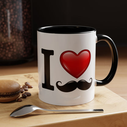 I Love Dad Accent Coffee Mug - Perfect Gift for Men - Father's Day Gift