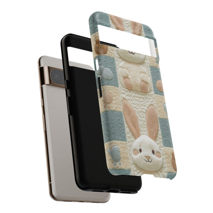 Adorable Rabbits Phone Case – Cute & Durable Protection - iPhone, Samsung, and Google case