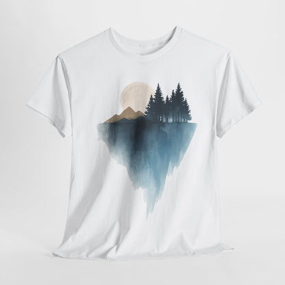 Scenic Nature Unisex Cotton Tee - Adventure Awaits