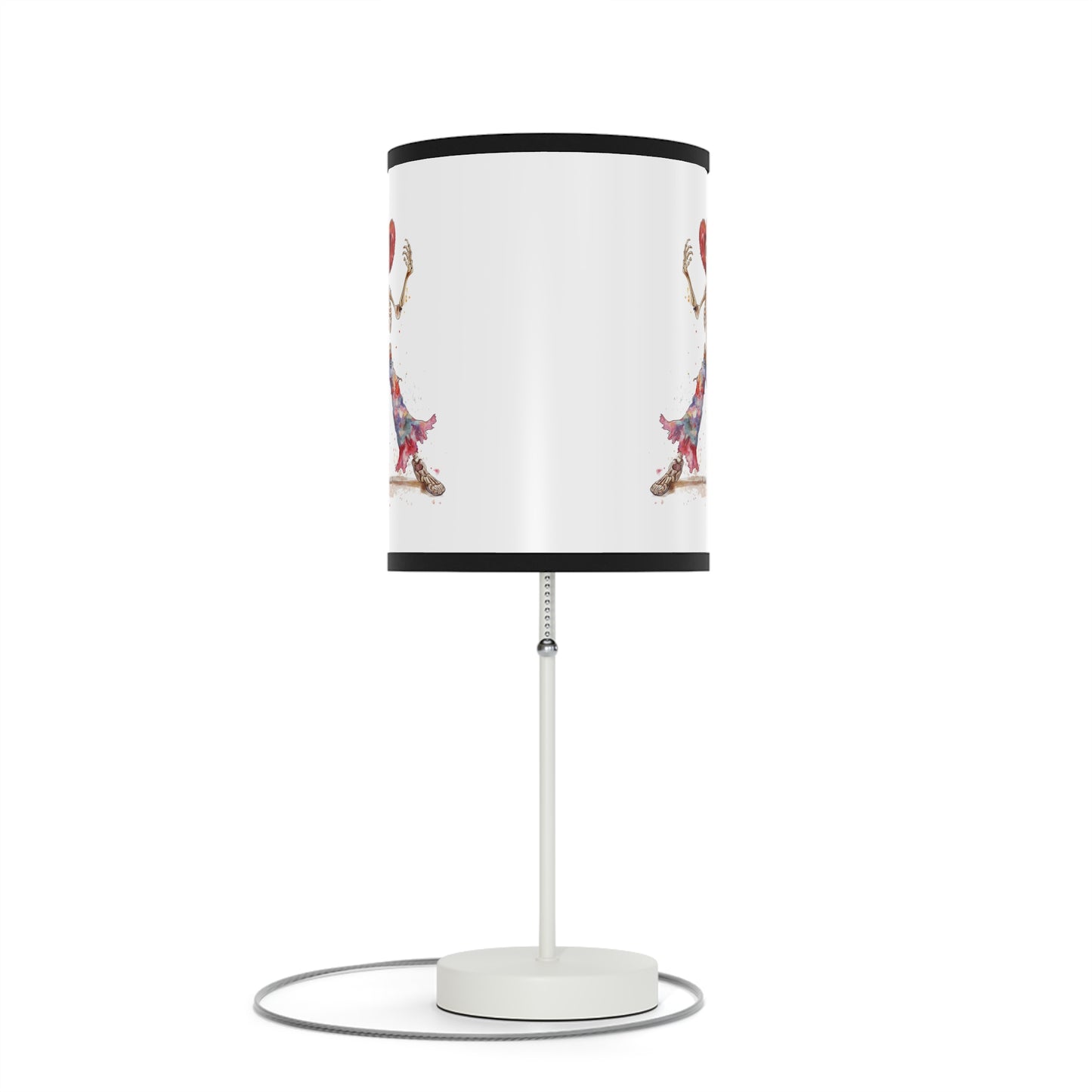 Lamp on a Stand, US|CA plug - Watercolor Skeleton Lamp - Table Lamps
