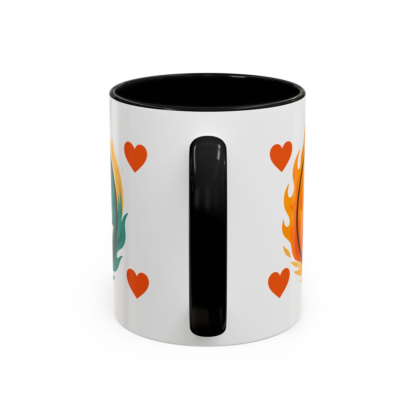 Bold Yin Yang Accent Coffee Mug – 11oz & 15oz – Perfect for Coffee Lovers