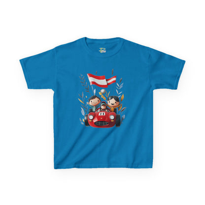 Youth Heavy Cotton™ Tee - Funny Race Car Graphic T-shirt for Kids