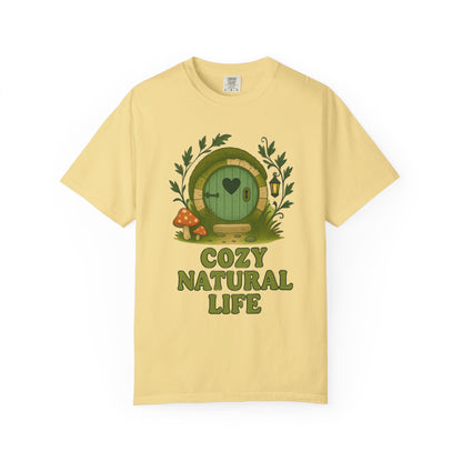 Cozy Natural Life T-Shirt, Eco-Friendly Tee, Nature Lover Shirt, Unique Gift for Adventurers, Casual Wear for All Seasons