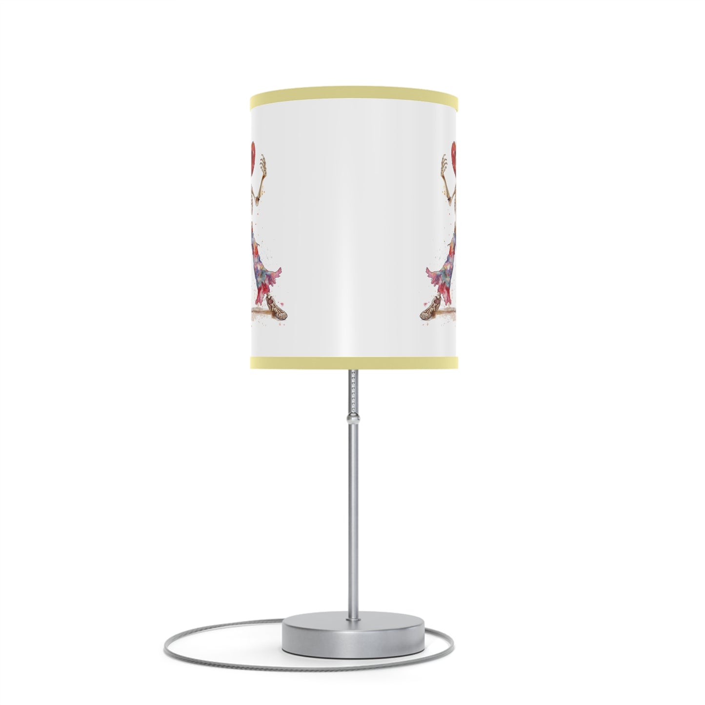 Lamp on a Stand, US|CA plug - Watercolor Skeleton Lamp - Table Lamps