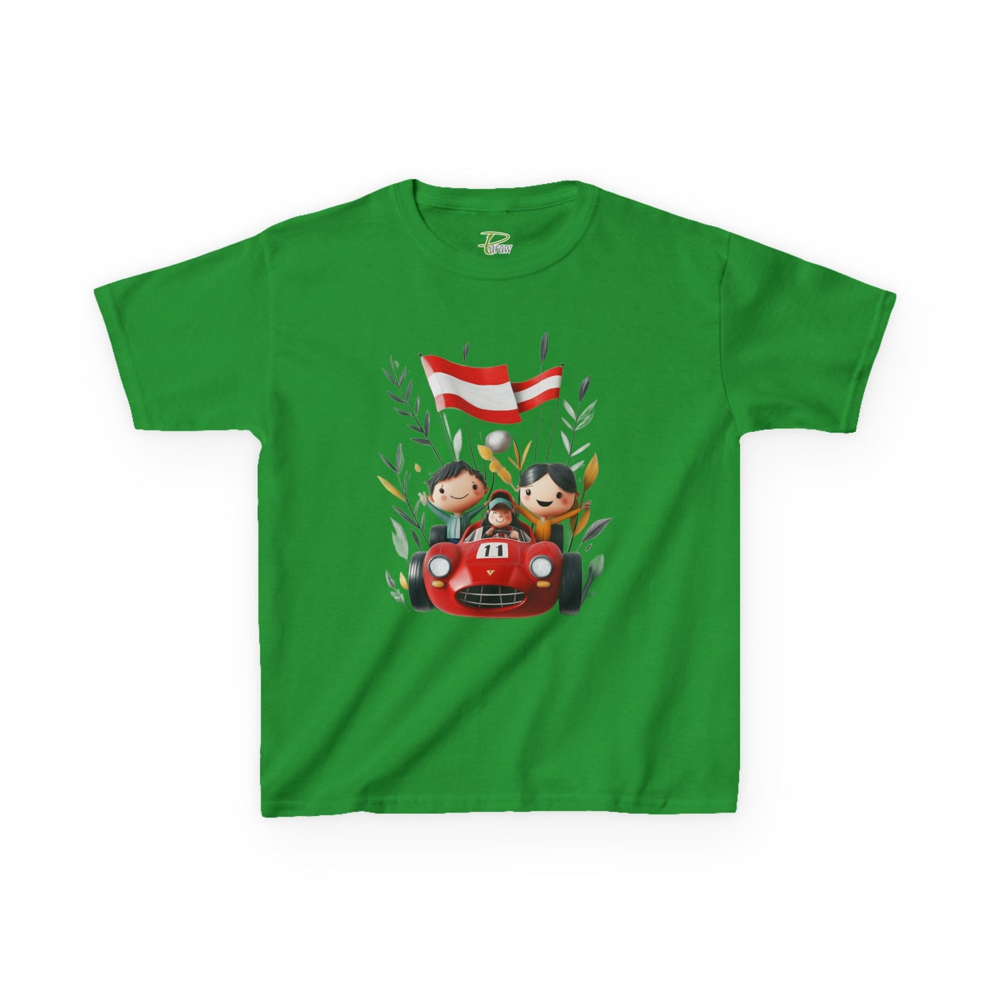 Youth Heavy Cotton™ Tee - Funny Race Car Graphic T-shirt for Kids