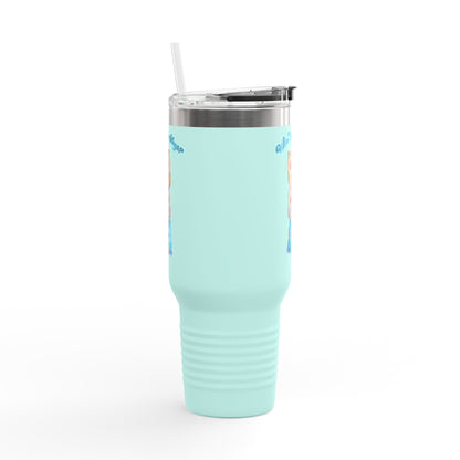 Cute Owl Insulated Travel Mug - 40oz, Perfect for Coffee Lovers