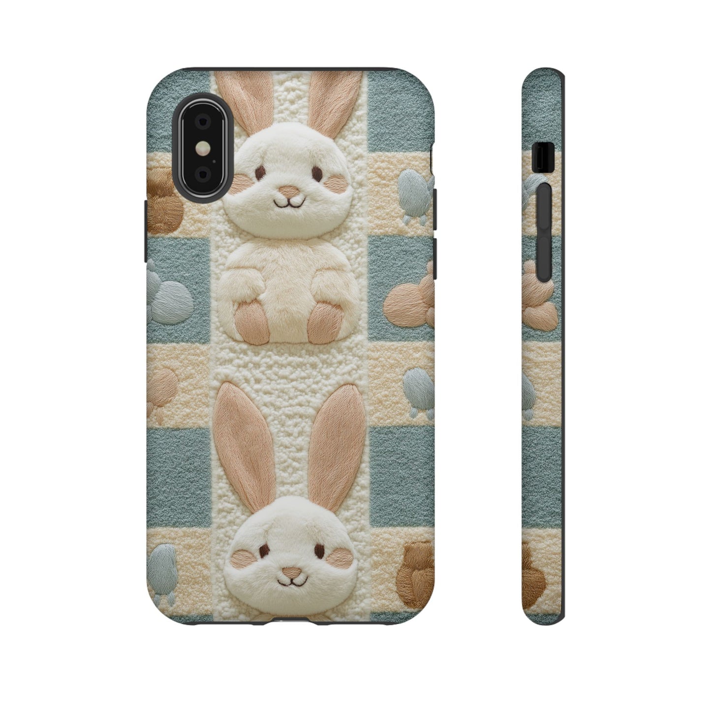 Adorable Rabbits Phone Case – Cute & Durable Protection - iPhone, Samsung, and Google case