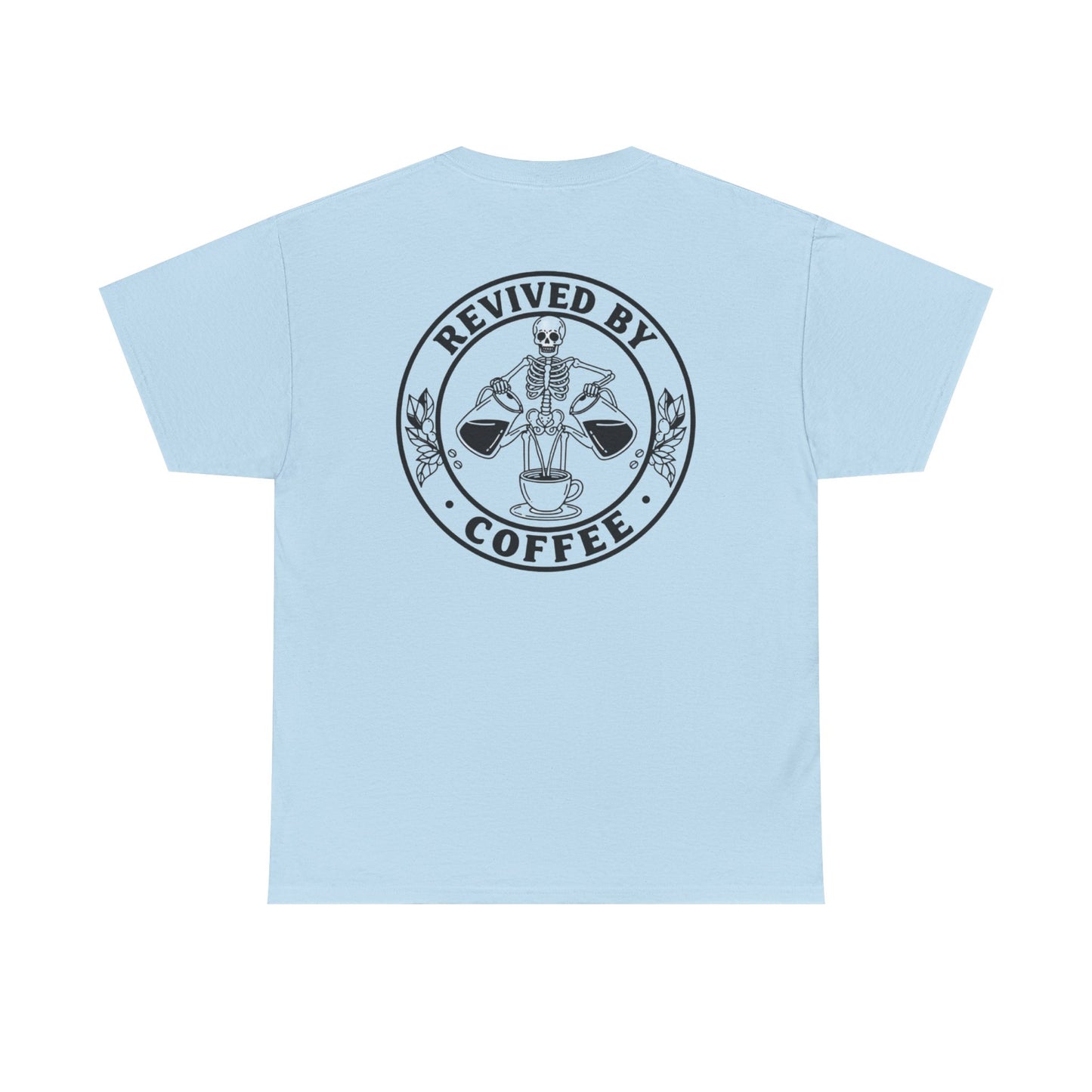 Revived by Coffee Unisex Heavy Cotton Tee - Perfect for Coffee Lovers