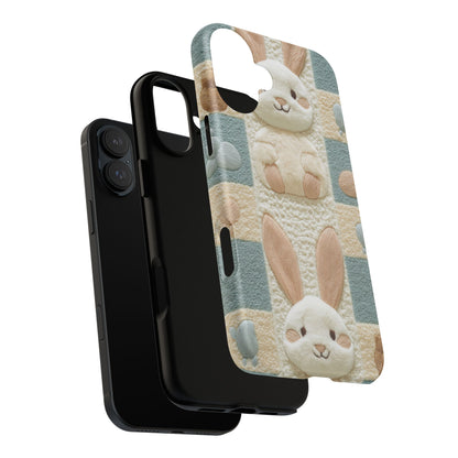 Adorable Rabbits Phone Case – Cute & Durable Protection - iPhone, Samsung, and Google case