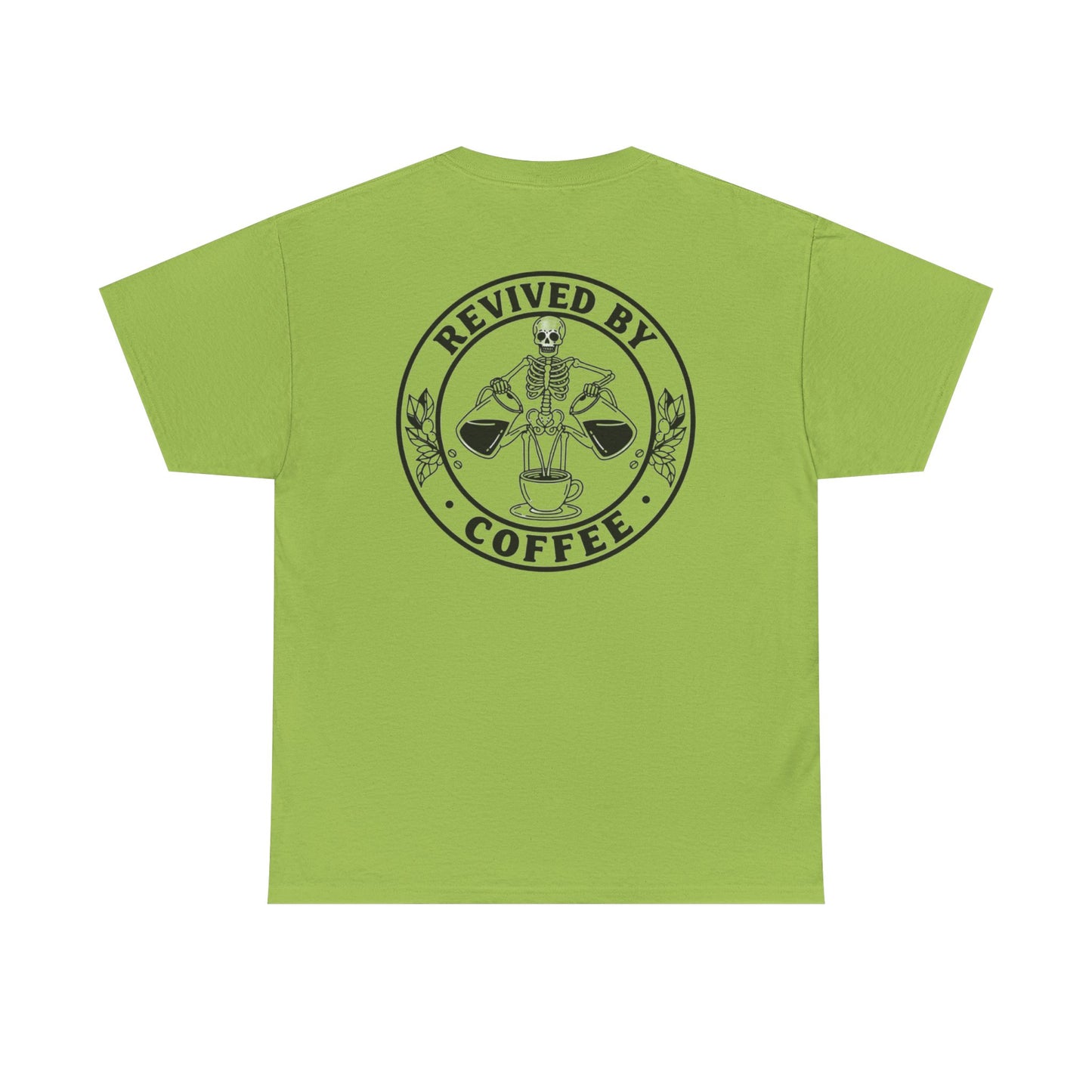 Revived by Coffee Unisex Heavy Cotton Tee - Perfect for Coffee Lovers