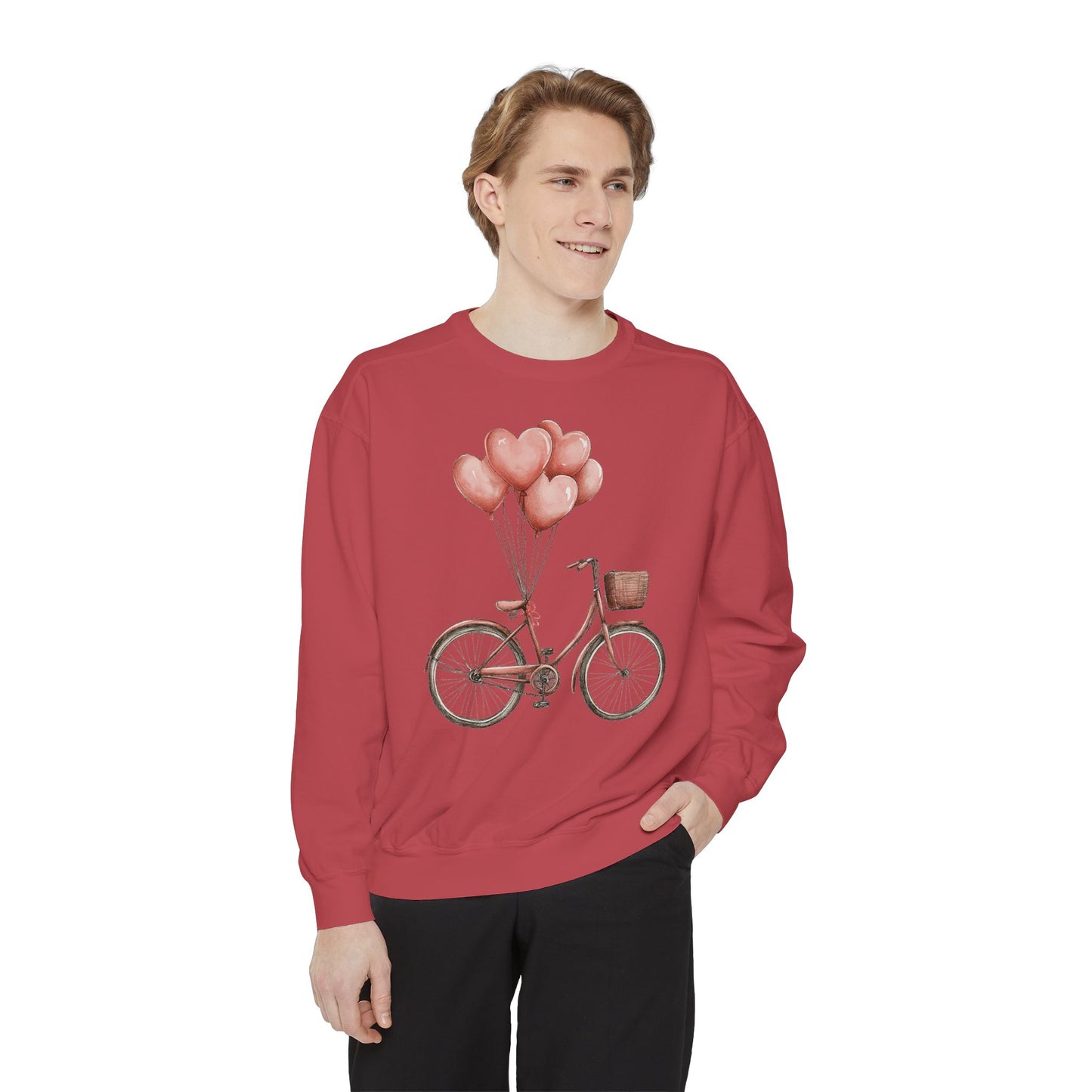 Vintage Bike Dreams: Unisex Garment-Dyed Sweatshirt