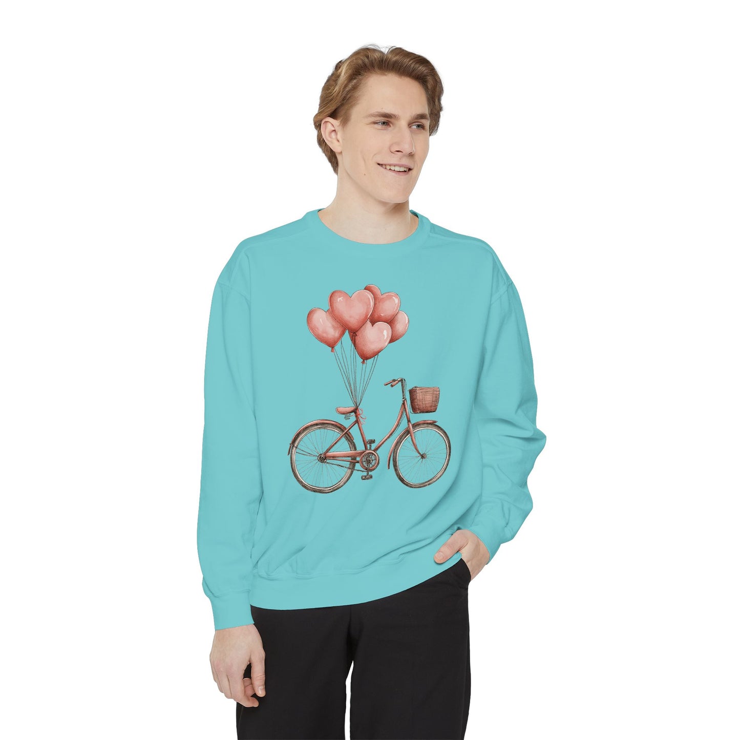Vintage Bike Dreams: Unisex Garment-Dyed Sweatshirt
