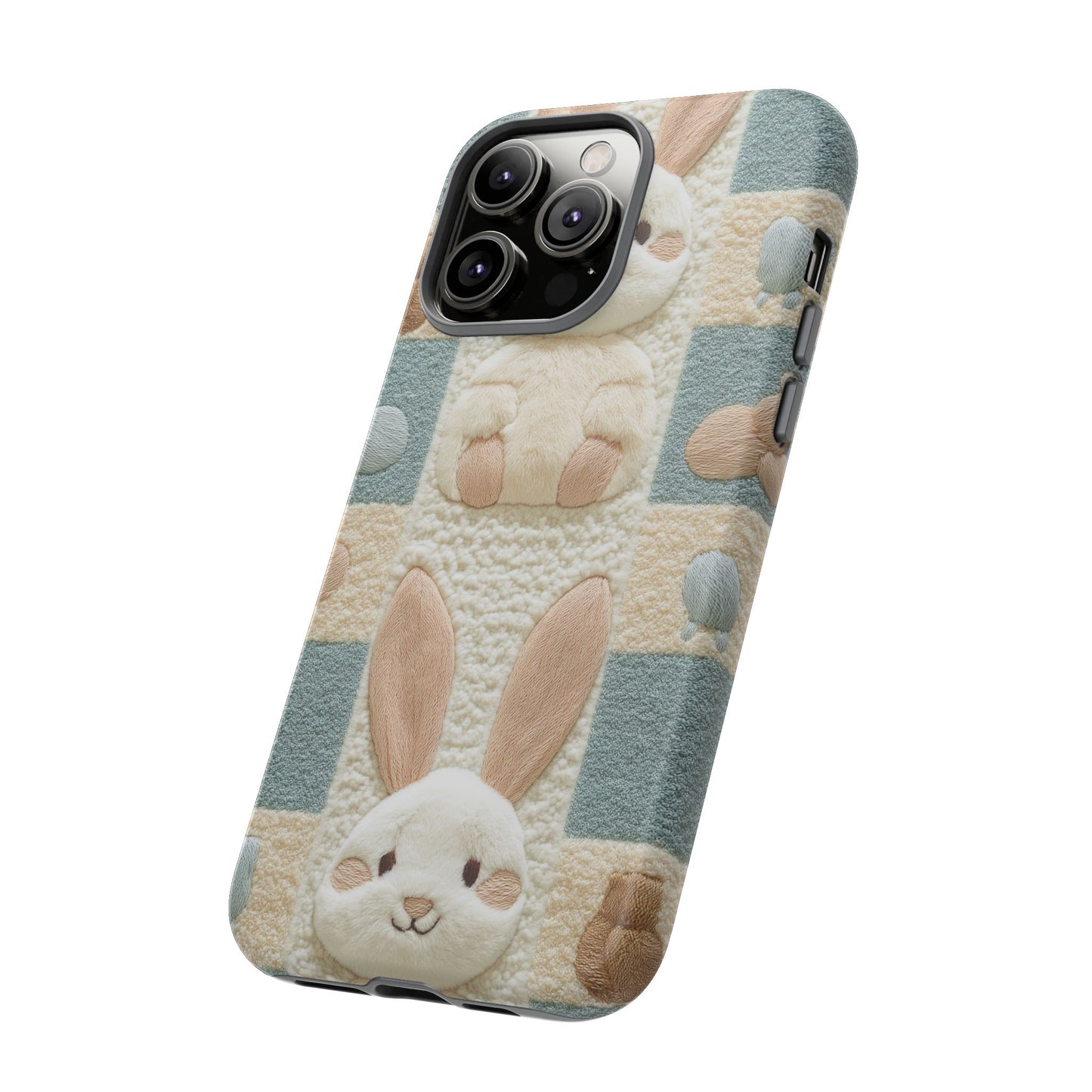 Adorable Rabbits Phone Case – Cute & Durable Protection - iPhone, Samsung, and Google case