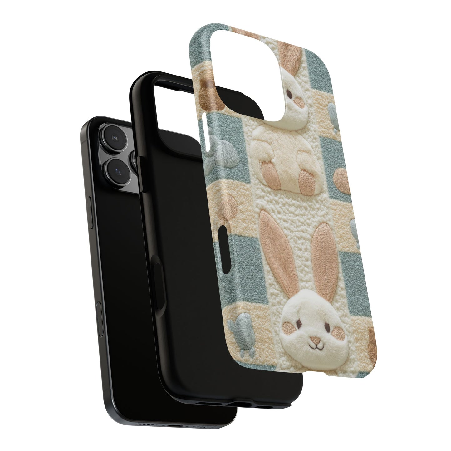 Adorable Rabbits Phone Case – Cute & Durable Protection - iPhone, Samsung, and Google case