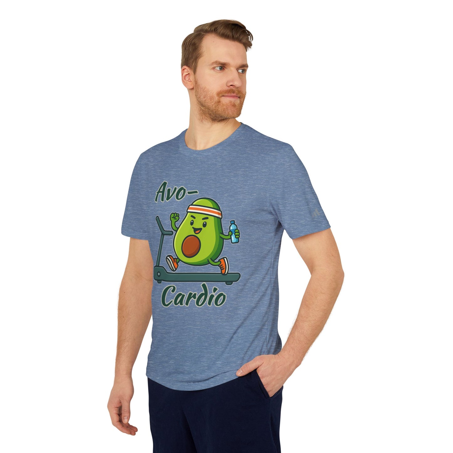 Adidas® Funny Avocado Cardio Workout Tee (Unisex)