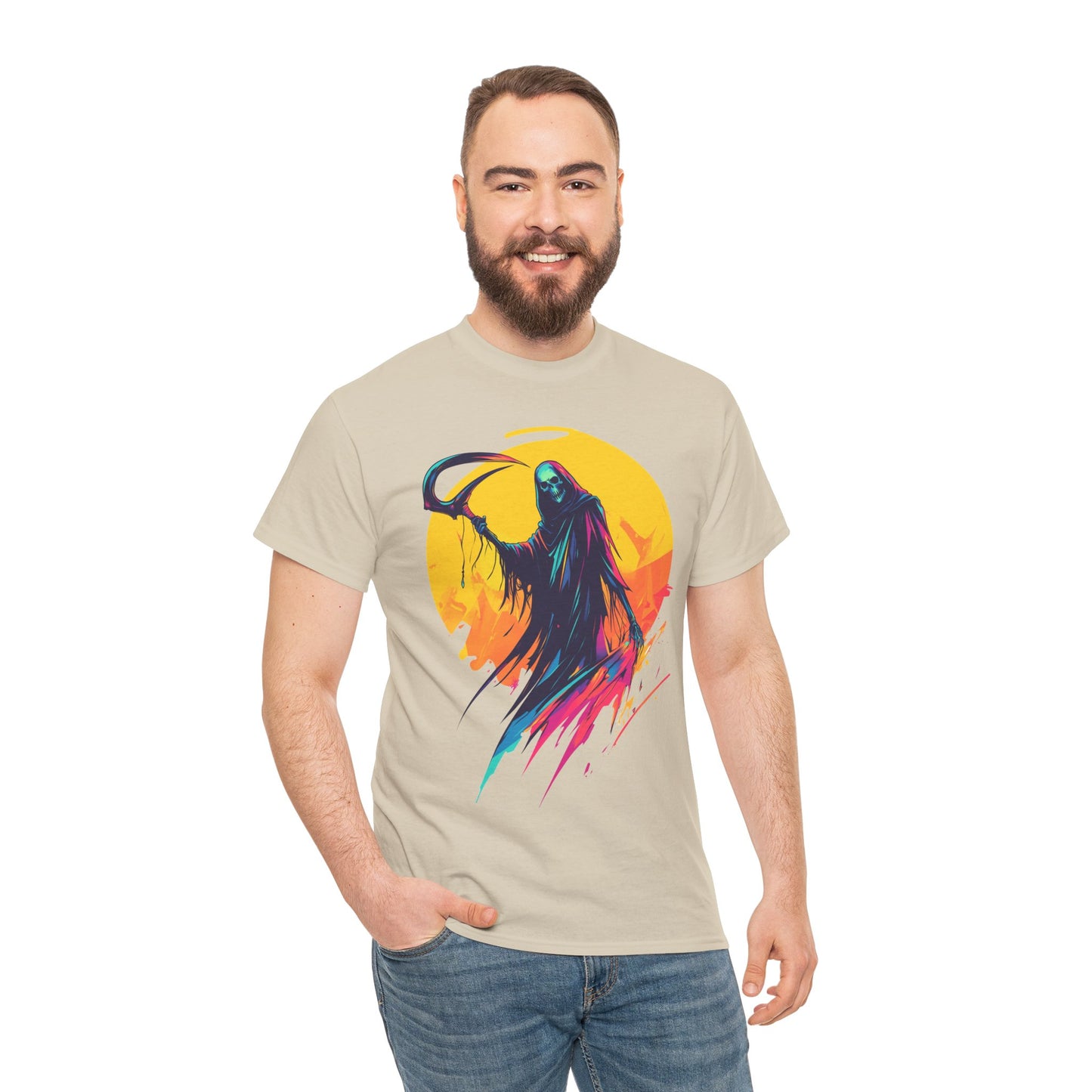 Spooky T-shirt - Unisex Heavy Cotton Tee - Halloween Tee
