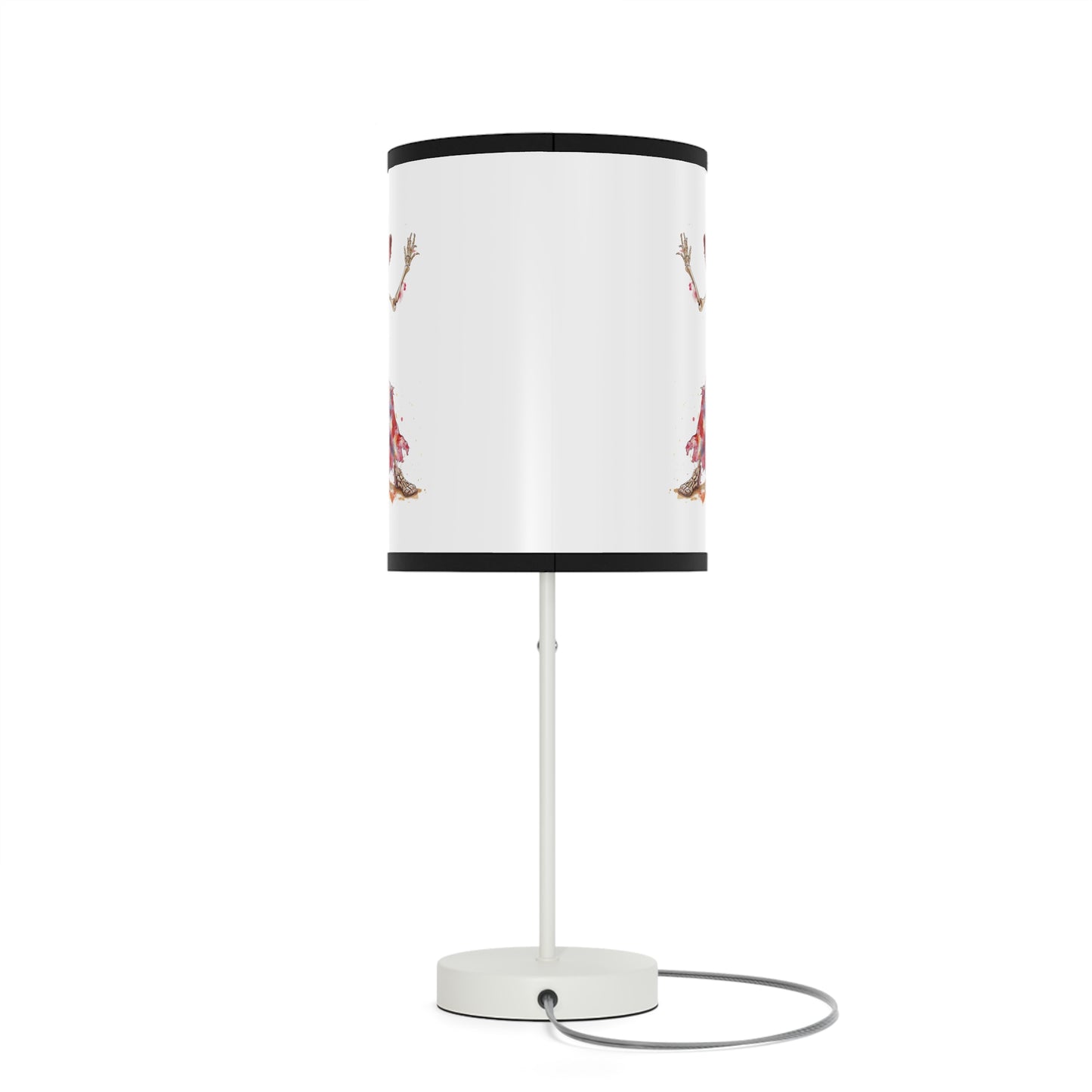 Lamp on a Stand, US|CA plug - Watercolor Skeleton Lamp - Table Lamps