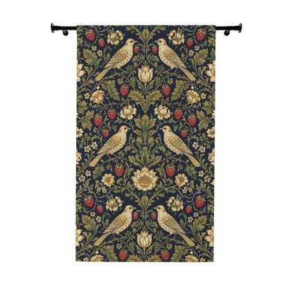 Blackout William Morris Strawberry Thief Window Curtain
