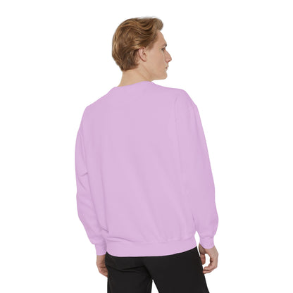Men's Garment-Dyed Sweatshirt - Happy Vibes