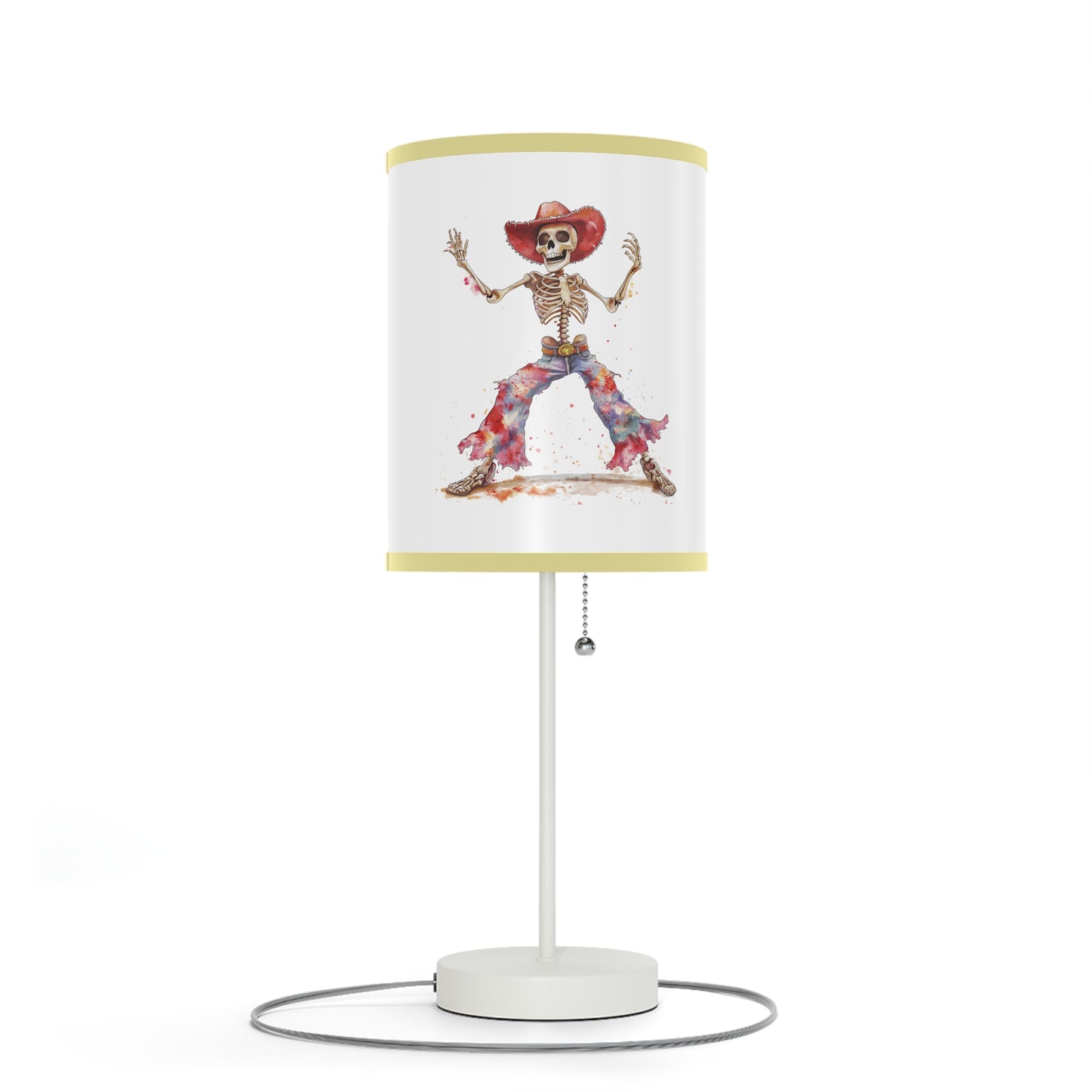 Lamp on a Stand, US|CA plug - Watercolor Skeleton Lamp - Table Lamps