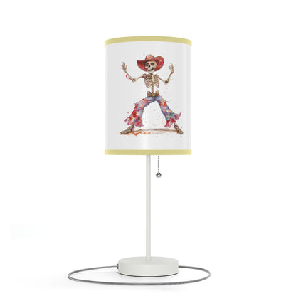 Lamp on a Stand, US|CA plug - Watercolor Skeleton Lamp - Table Lamps