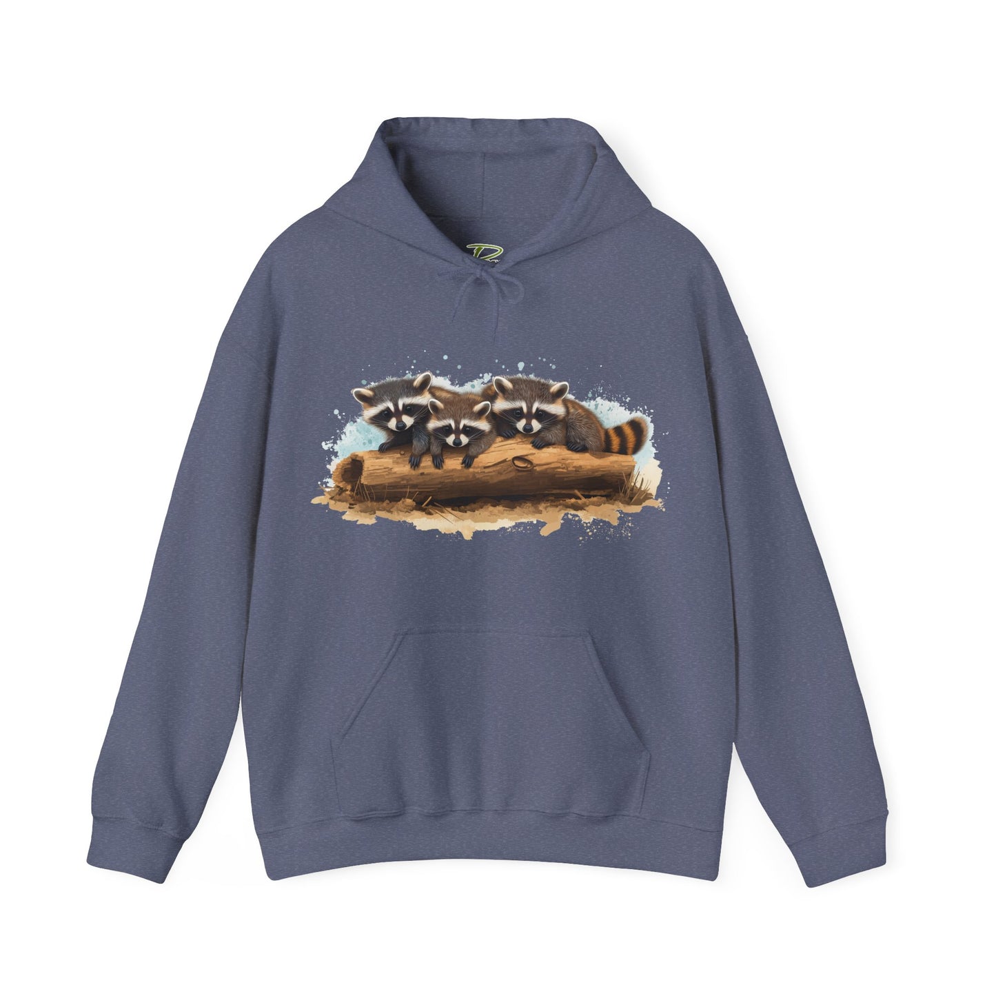 Cozy Raccoon Hooded Sweatshirt - Unisex Heavy Blend™- Raccoon in hoodie - Raccoon Hoodie with ears