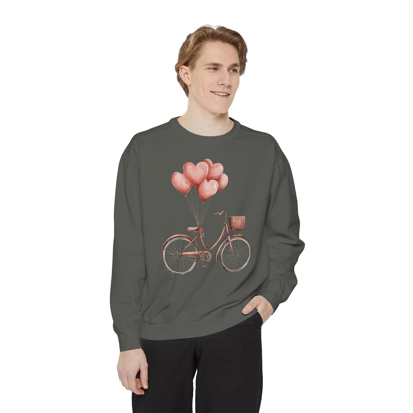 Vintage Bike Dreams: Unisex Garment-Dyed Sweatshirt