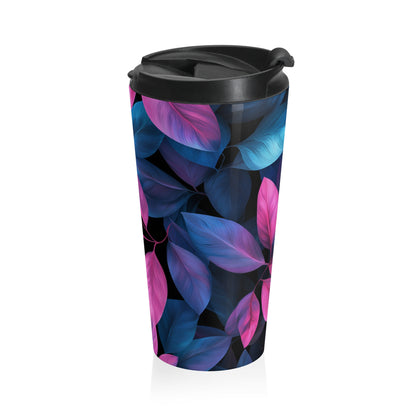 Vibrant Floral Stainless Steel Travel Mug - Perfect for Coffee Lovers