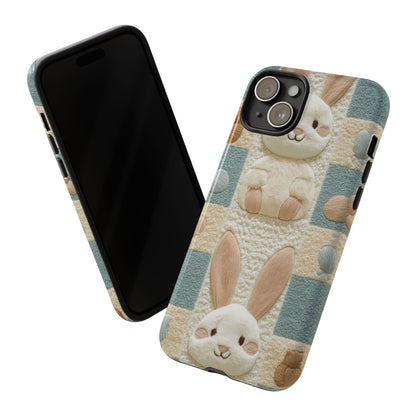 Adorable Rabbits Phone Case – Cute & Durable Protection - iPhone, Samsung, and Google case